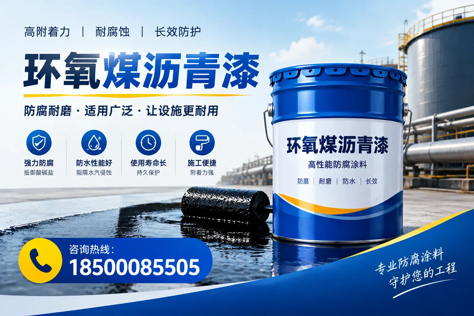 环氧煤沥青漆与其他涂料的对比分析,助力新余企业决策